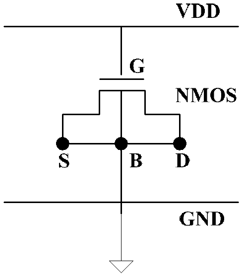 Decoupling capacitor and integrated circuit provided with same