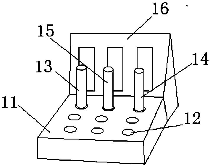 Dropping device for making bone marrow chromosome G-band