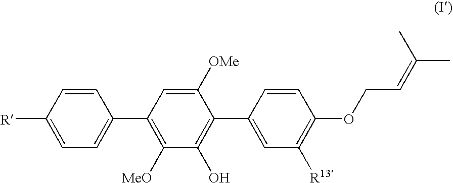 Novel para-terphenyl compounds