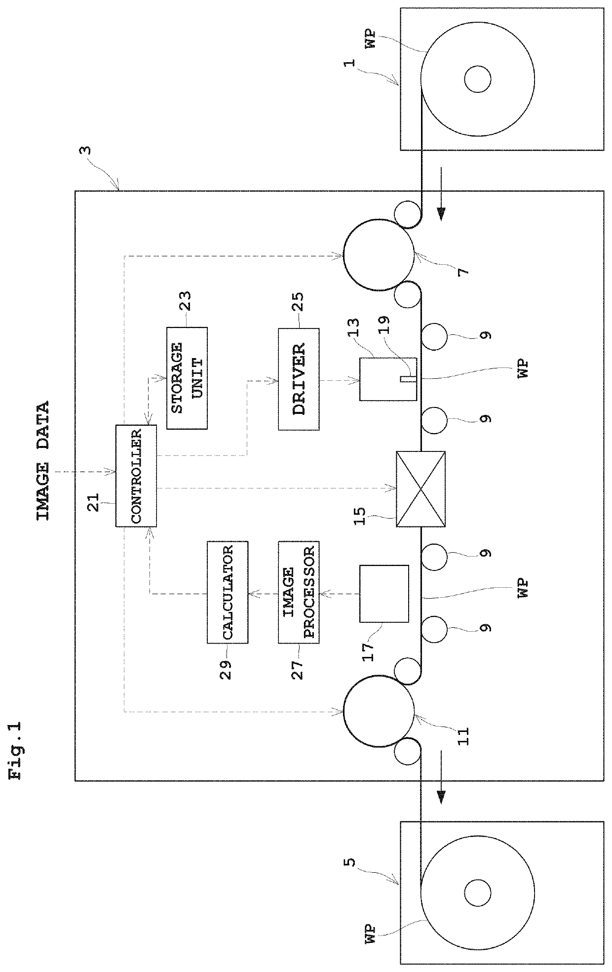 Head voltage correcting method for inkjet printing apparatus, and an apparatus using same