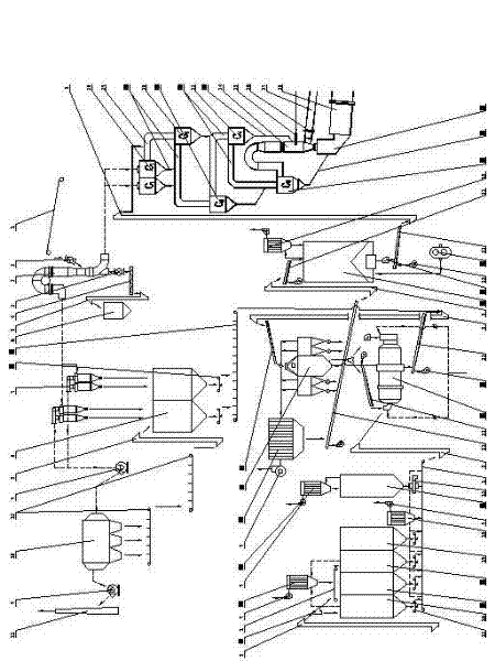 Method for preparing cement clinker from high-proportion carbide slag through decomposition outside kiln of five-stage preheater