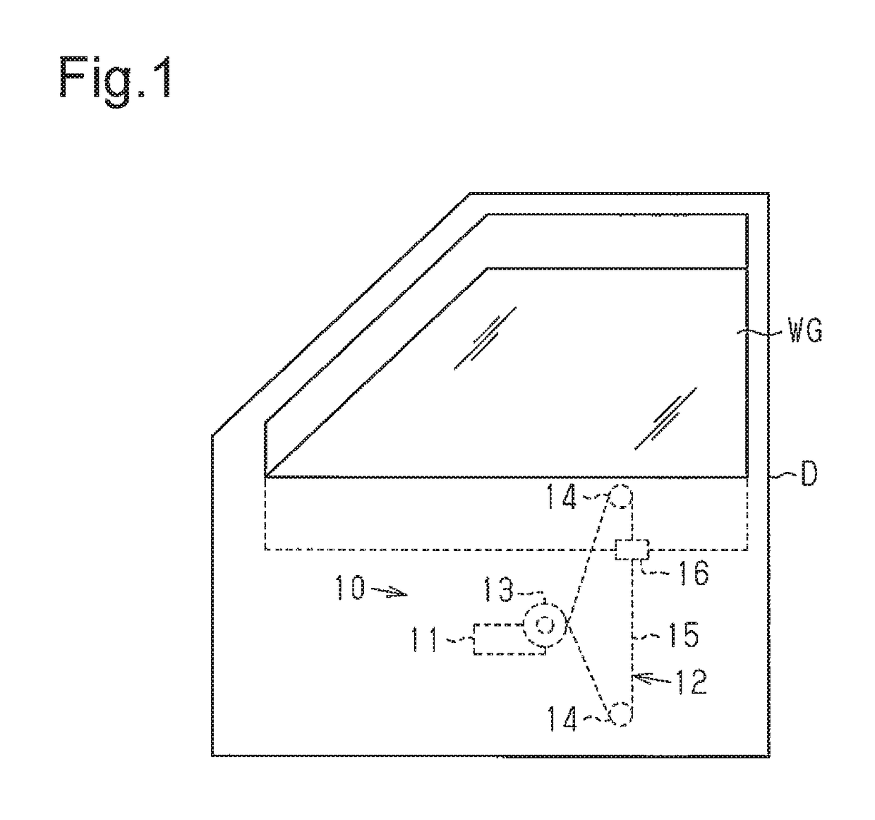 Geared motor and power window device