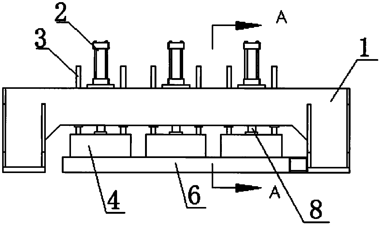 Compaction device of large circular sawing machine