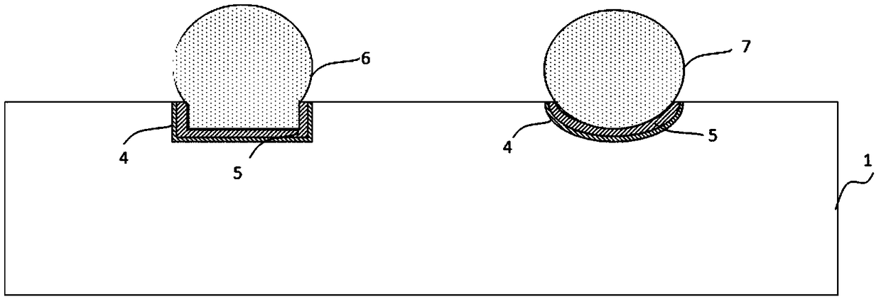 A bonding pad for vertical interconnection with a ceramic circuit substrate BGA and a manufacturing method thereof