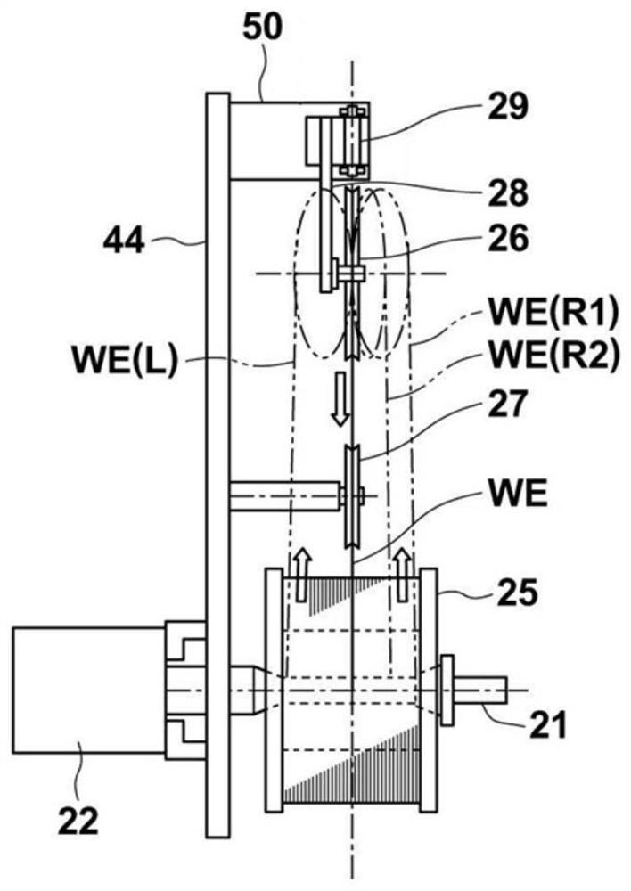 Wire electrical discharge machining device