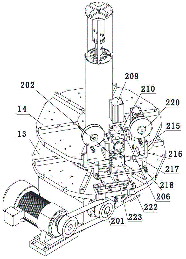 Glass circuit board based FPC (flexible printed circuit) board hot-pressing device, processing system and method