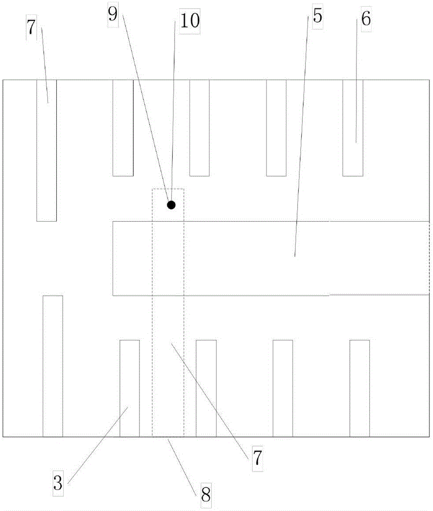 High-isolation semi-groove slot antenna array