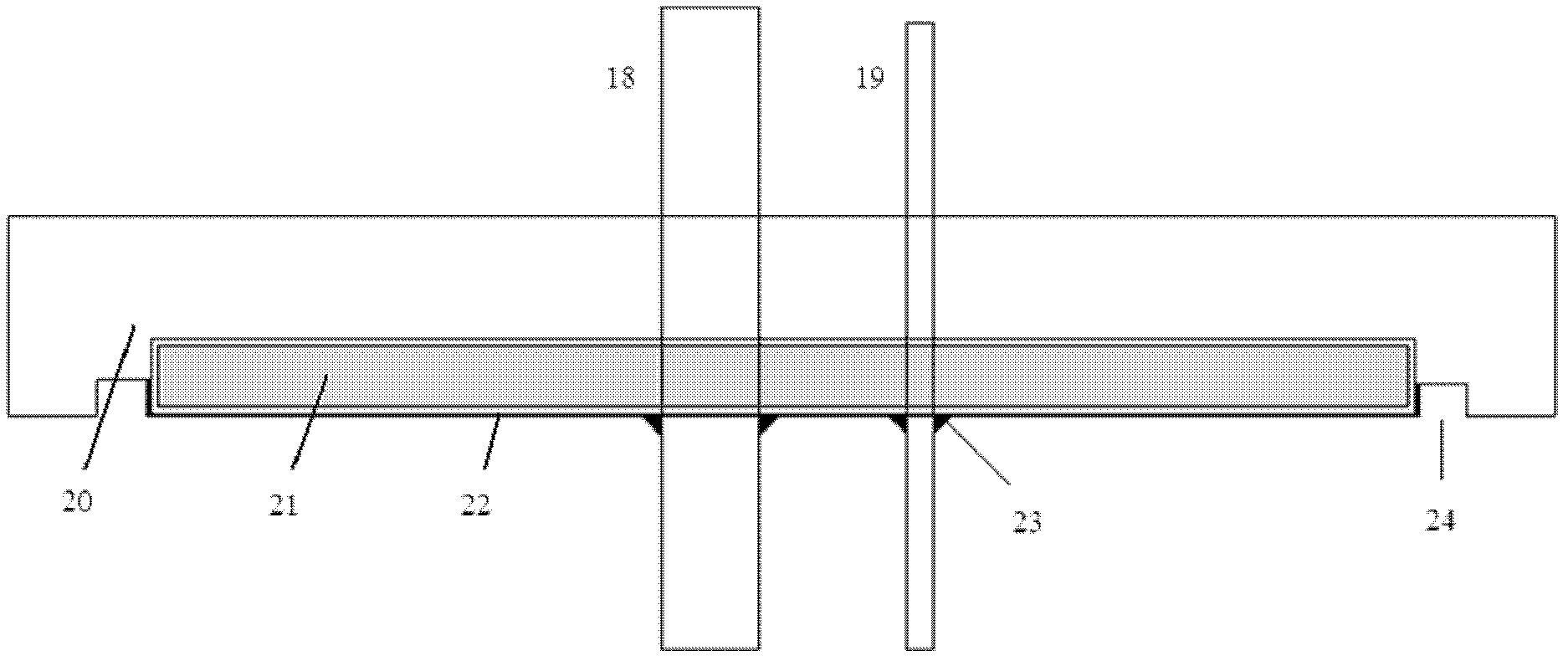 Simulation experiment device in petrochemical apparatus during emergent relief process