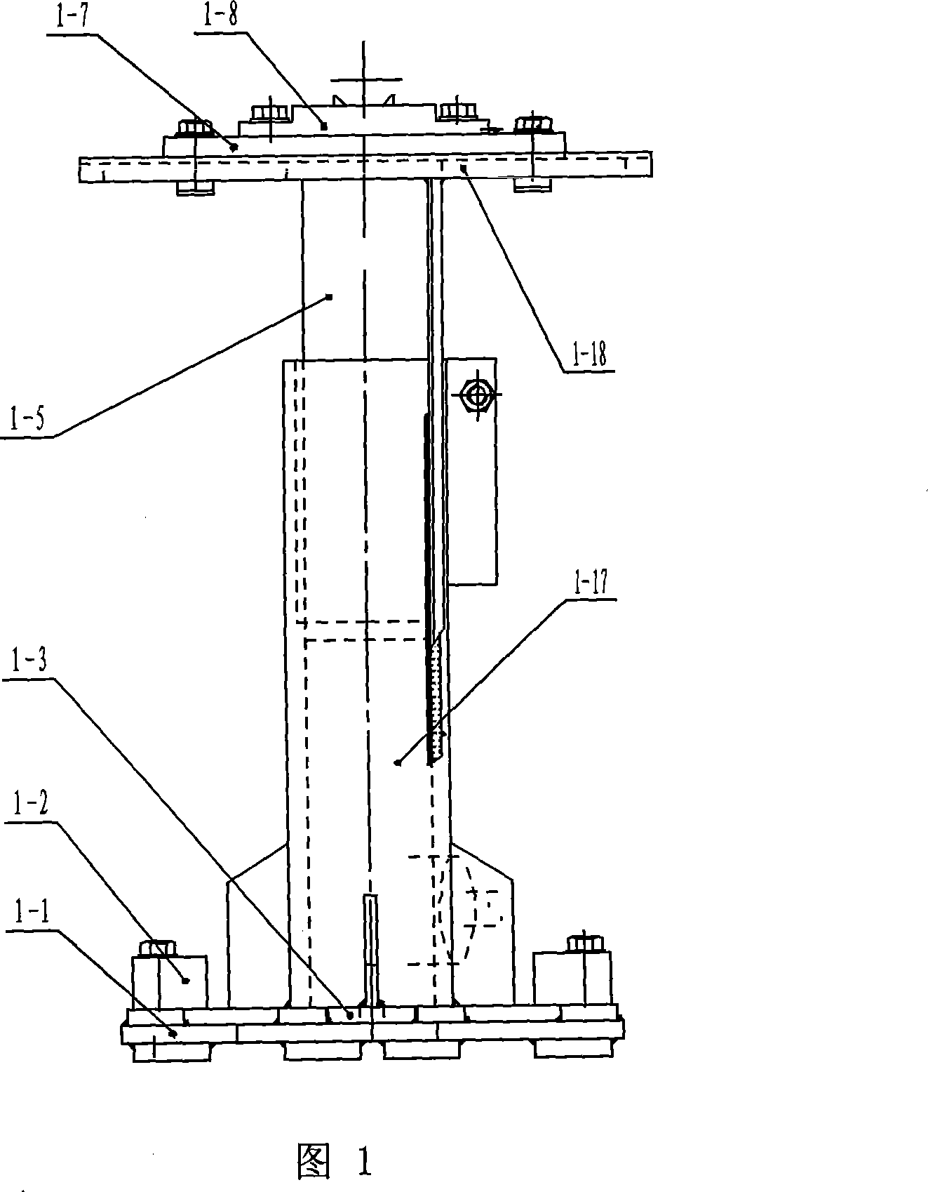 Laying construction method and device for double-block type ballastless track sleeper