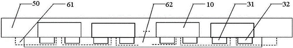 Optical source assembly structure of flip LED chip integrated package and manufacturing method thereof