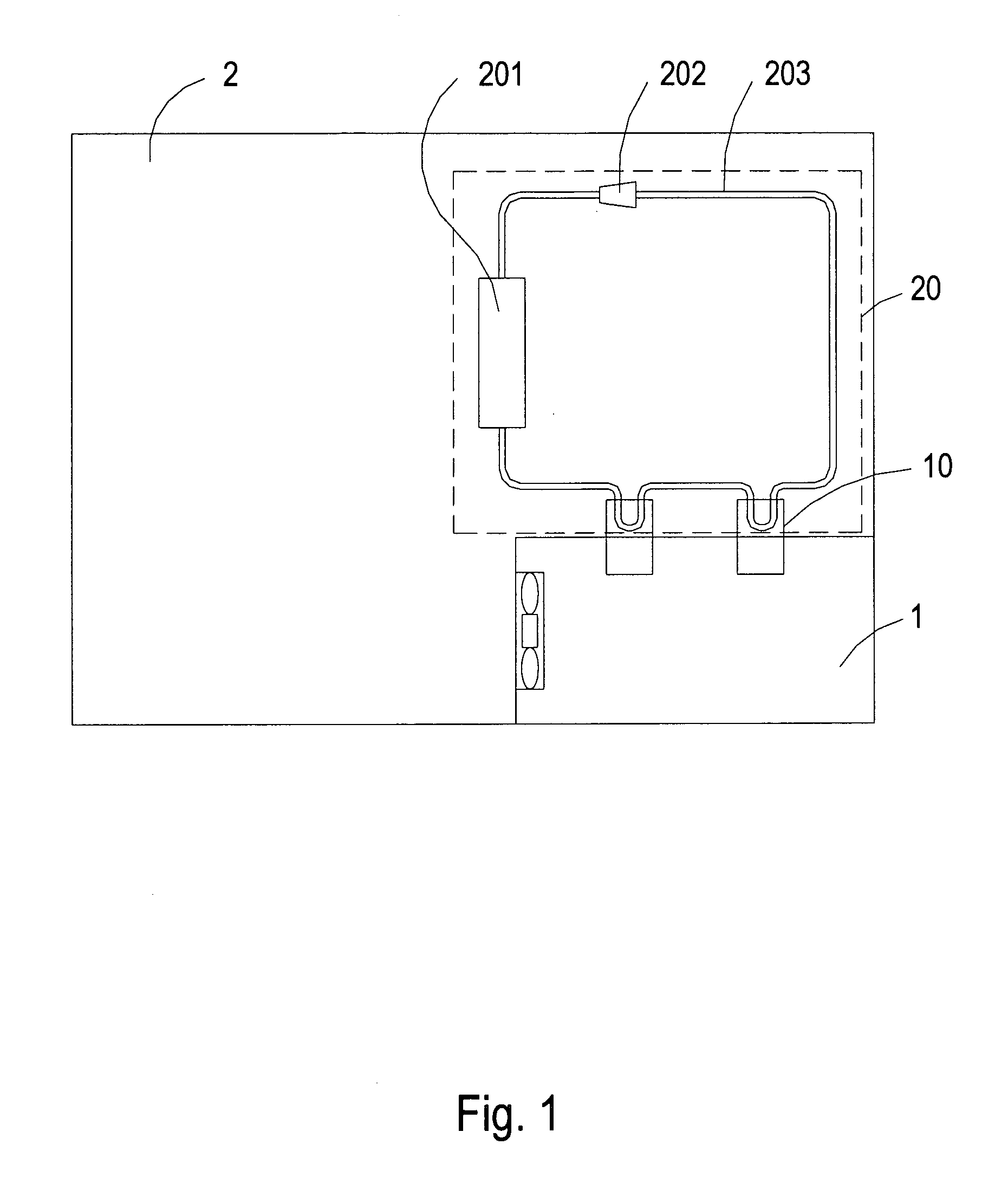 Heat-dissipating module of electronic device