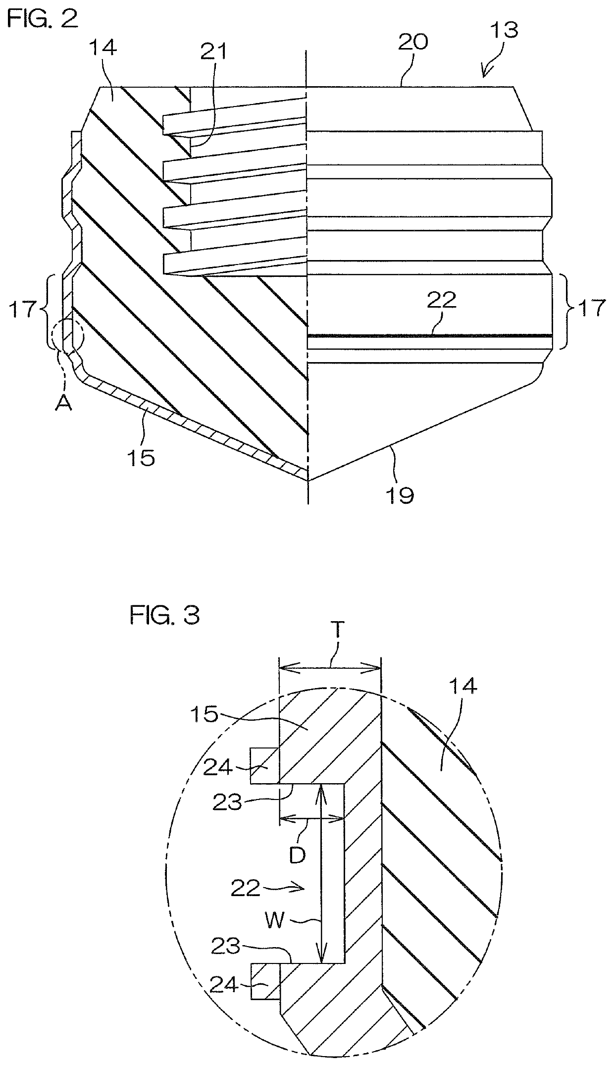 Medical syringe, gasket used for syringe and method for producing same