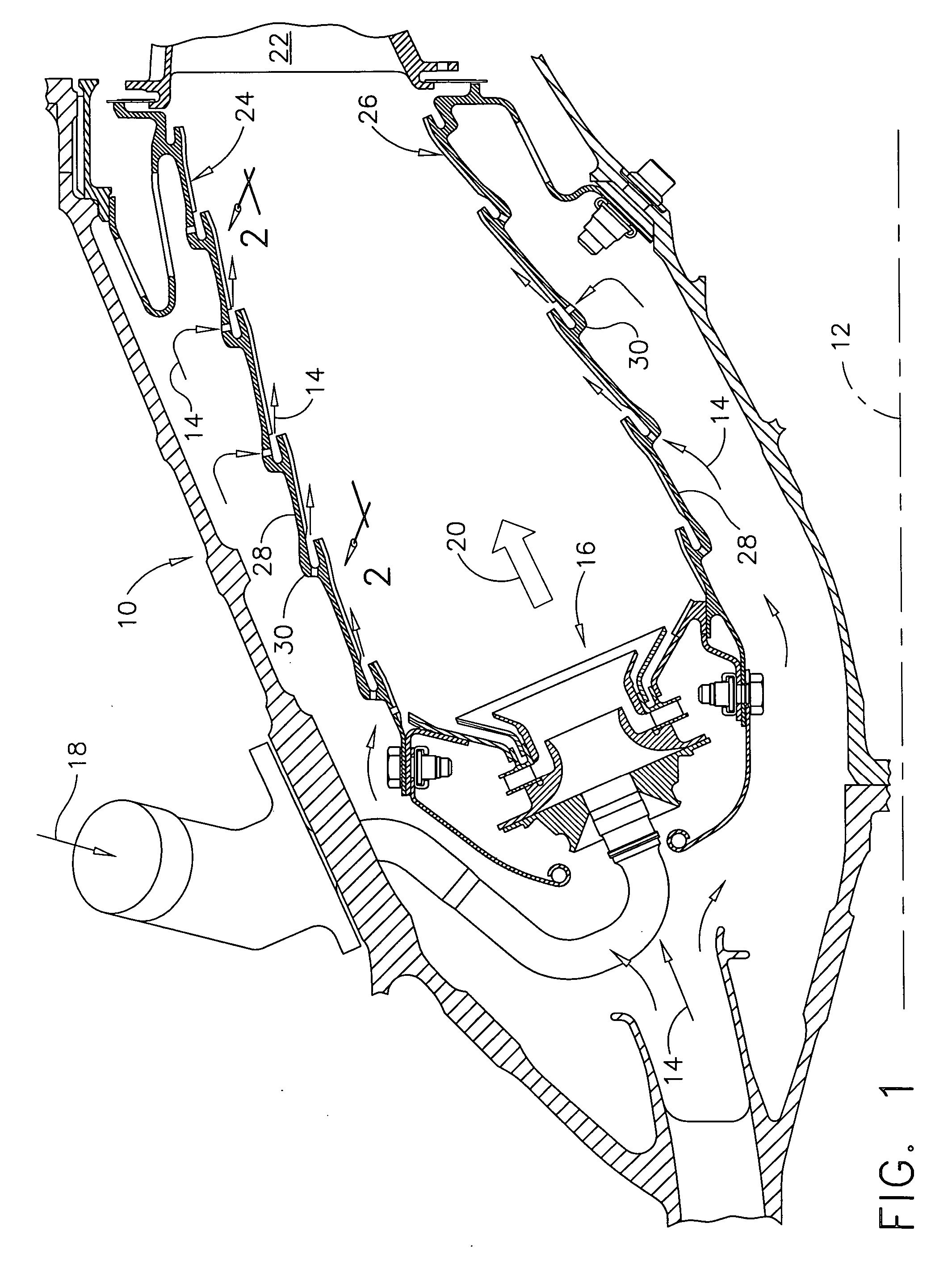 Thick coated combustor liner