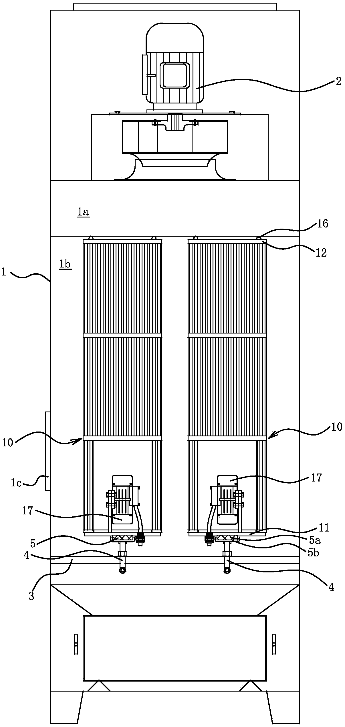 Filter cylinder and dust collector