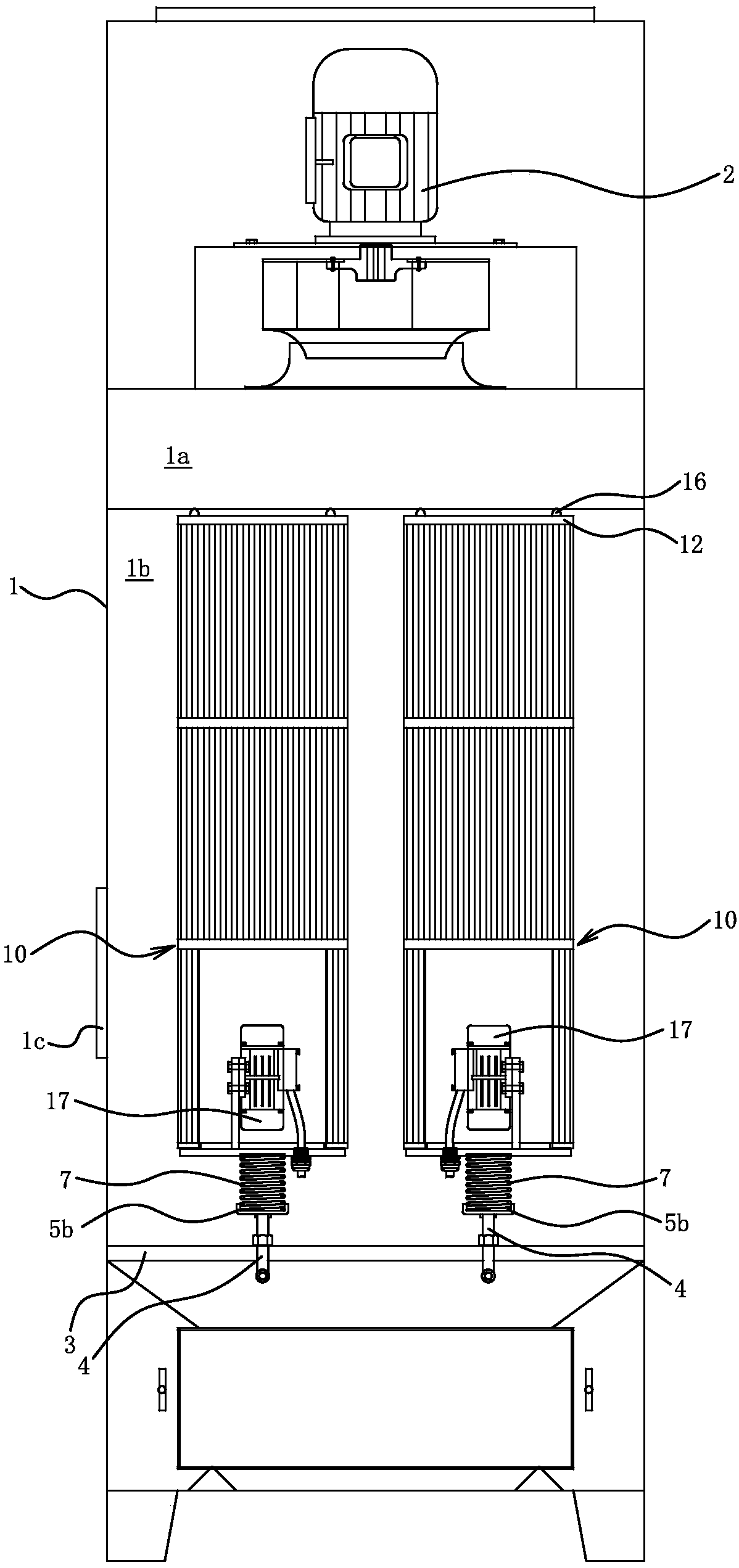 Filter cylinder and dust collector