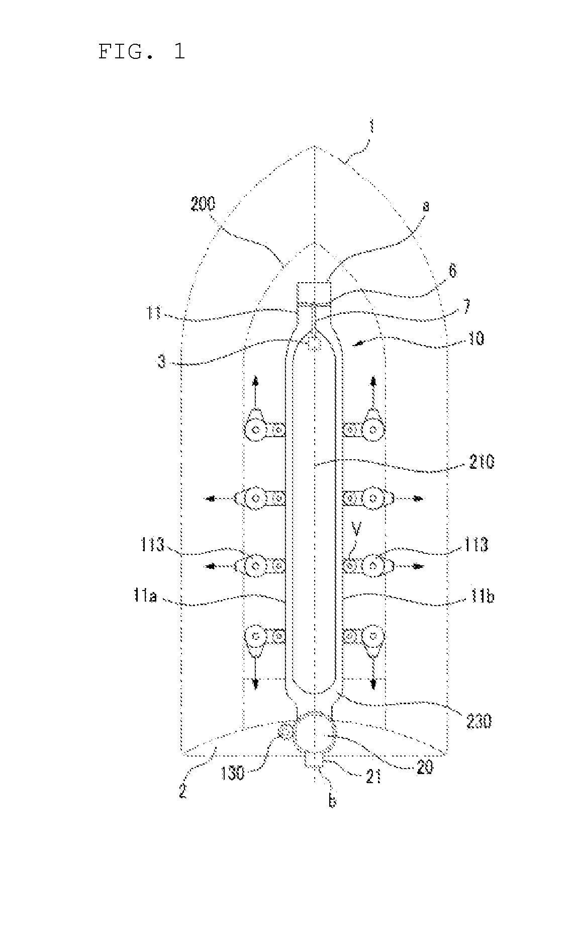 Propulsion and steering device installed below sea level of outside of right and left shipwall in a ship