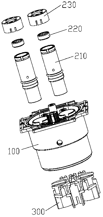 Novel socket replaceable terminal connecting structure