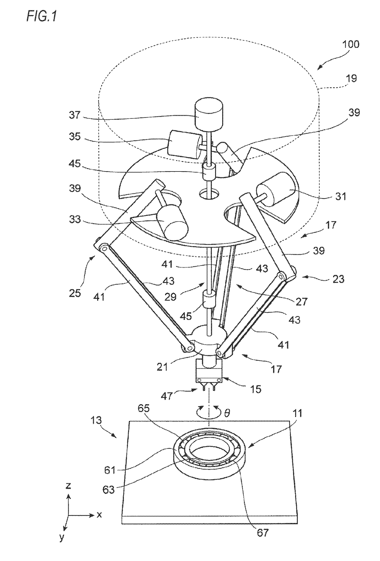 Ball arranging method and device for ball bearing, and ball bearing manufactured by said ball arranging method