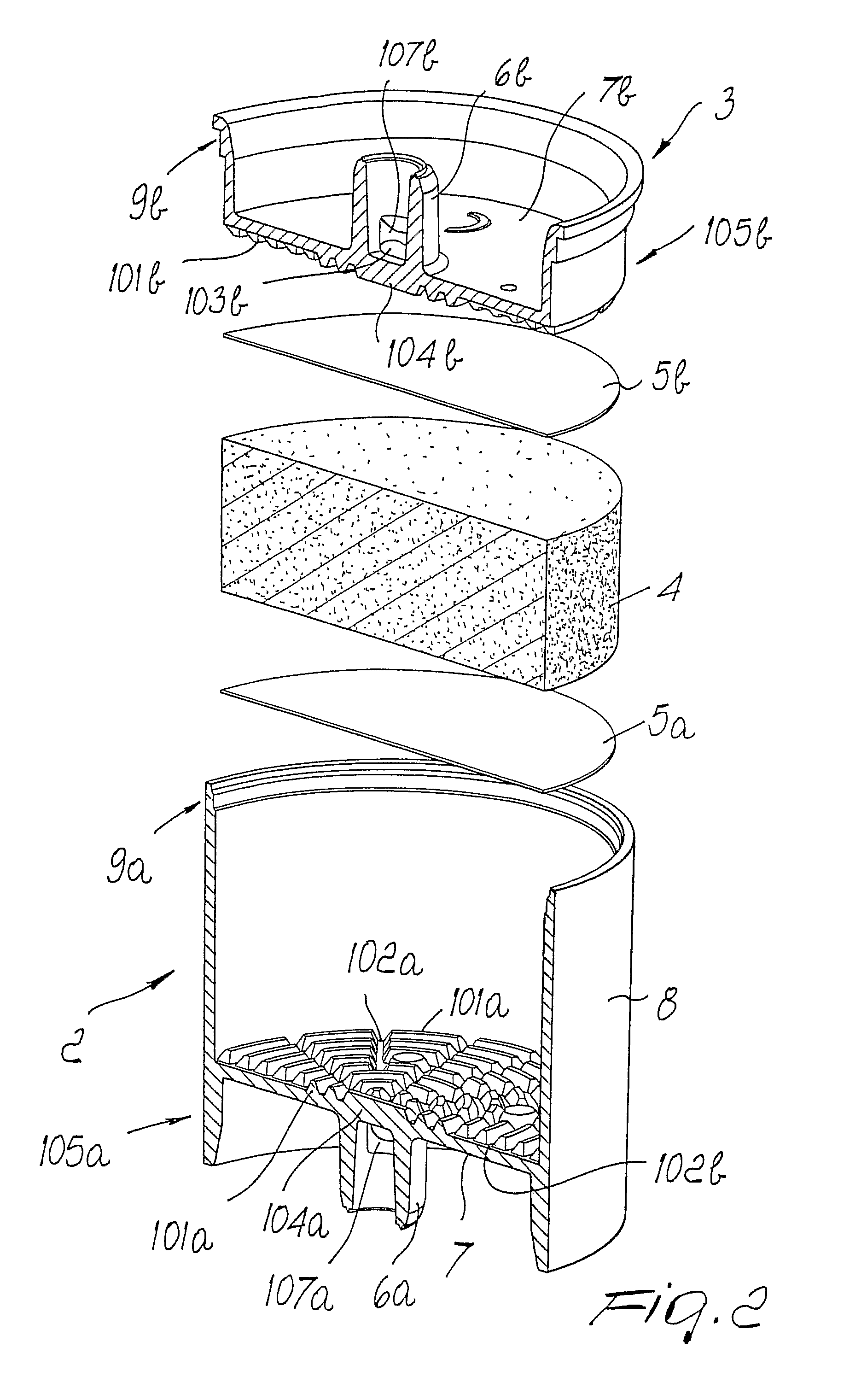 Beverage extraction assembly for extracting a beverage from a particulate substance contained in a cartridge