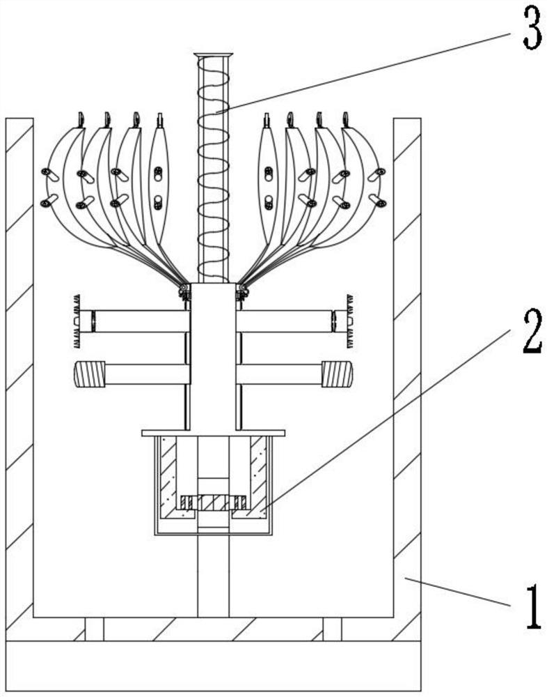 A kind of descaling device for cup wall and cup bottom