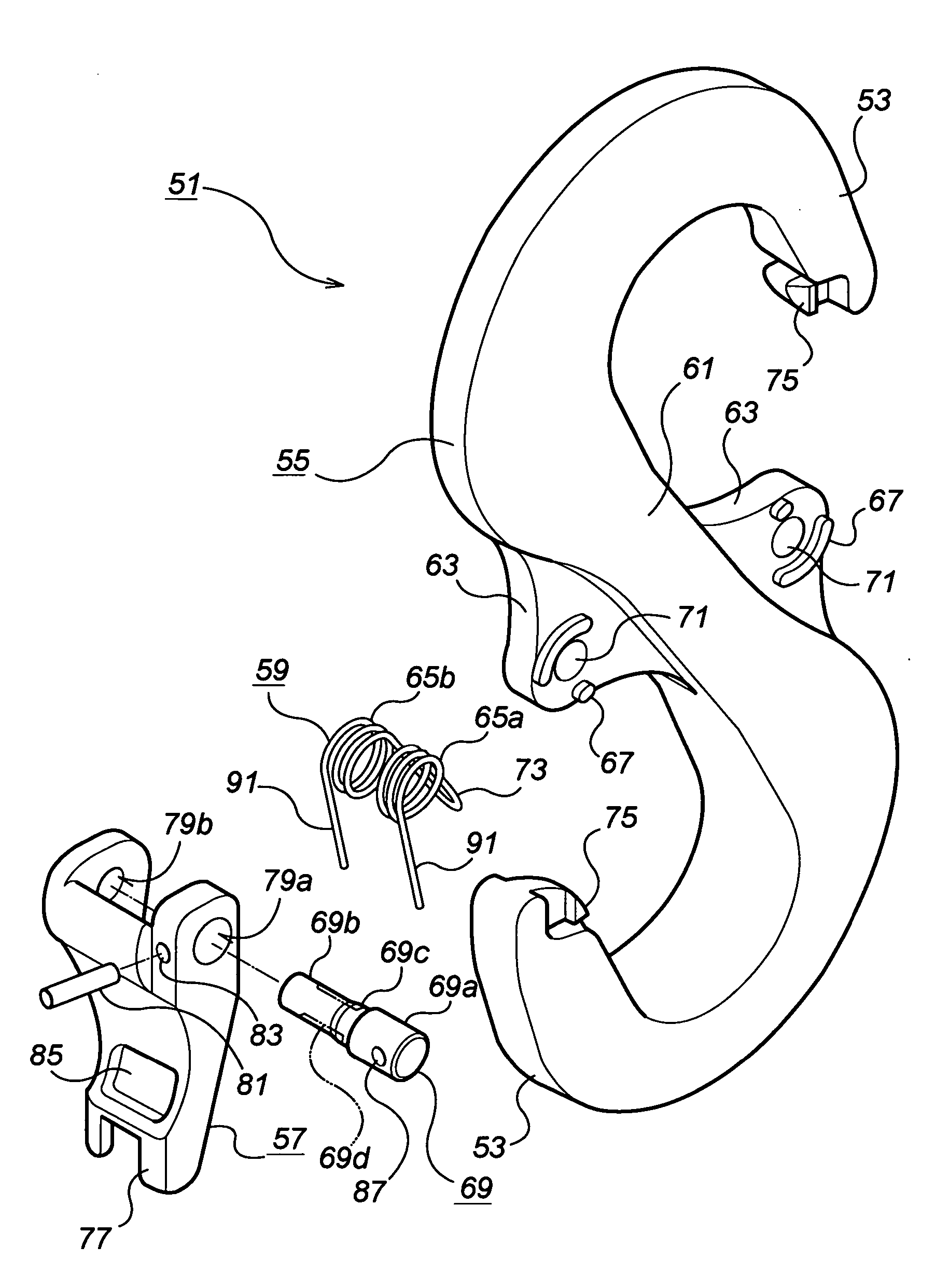 Hanger for rope or the like