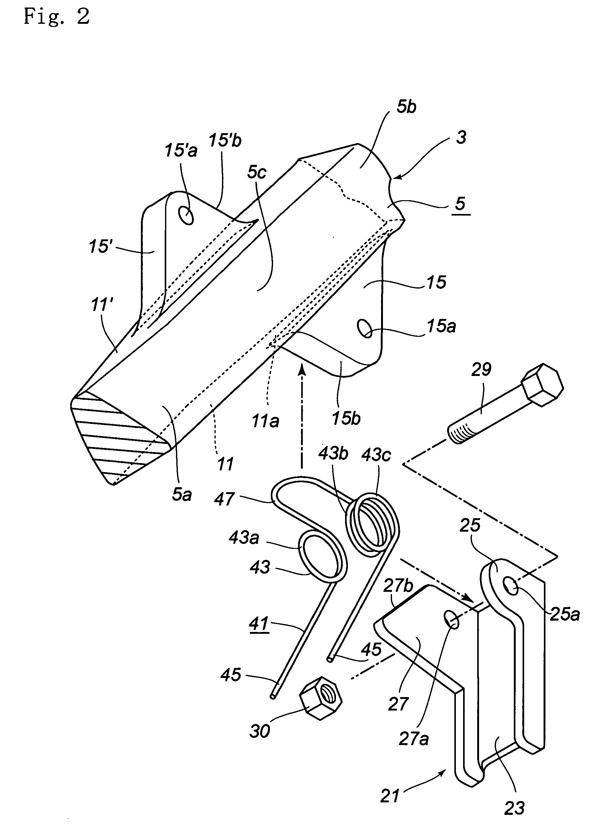 Hanger for rope or the like