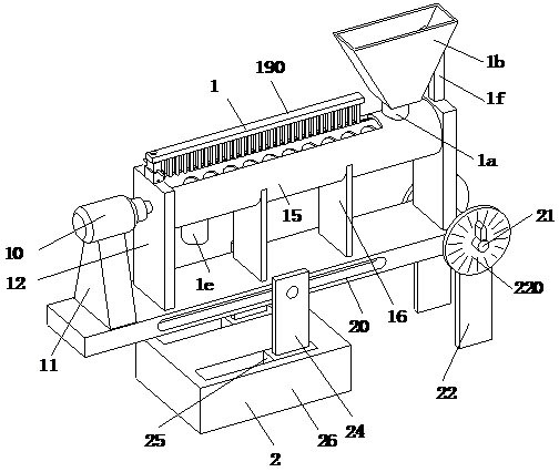 An open pipeline type screw conveying equipment