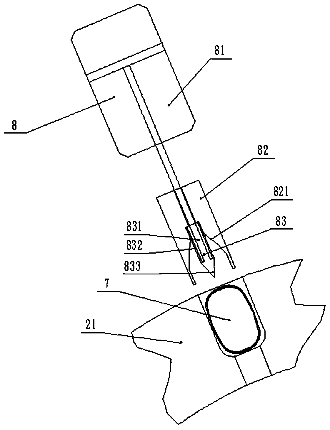 Cocoon inside-out turning device