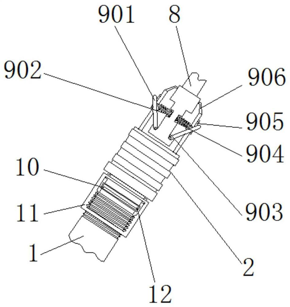 Automobile brake pad abrasion sensor