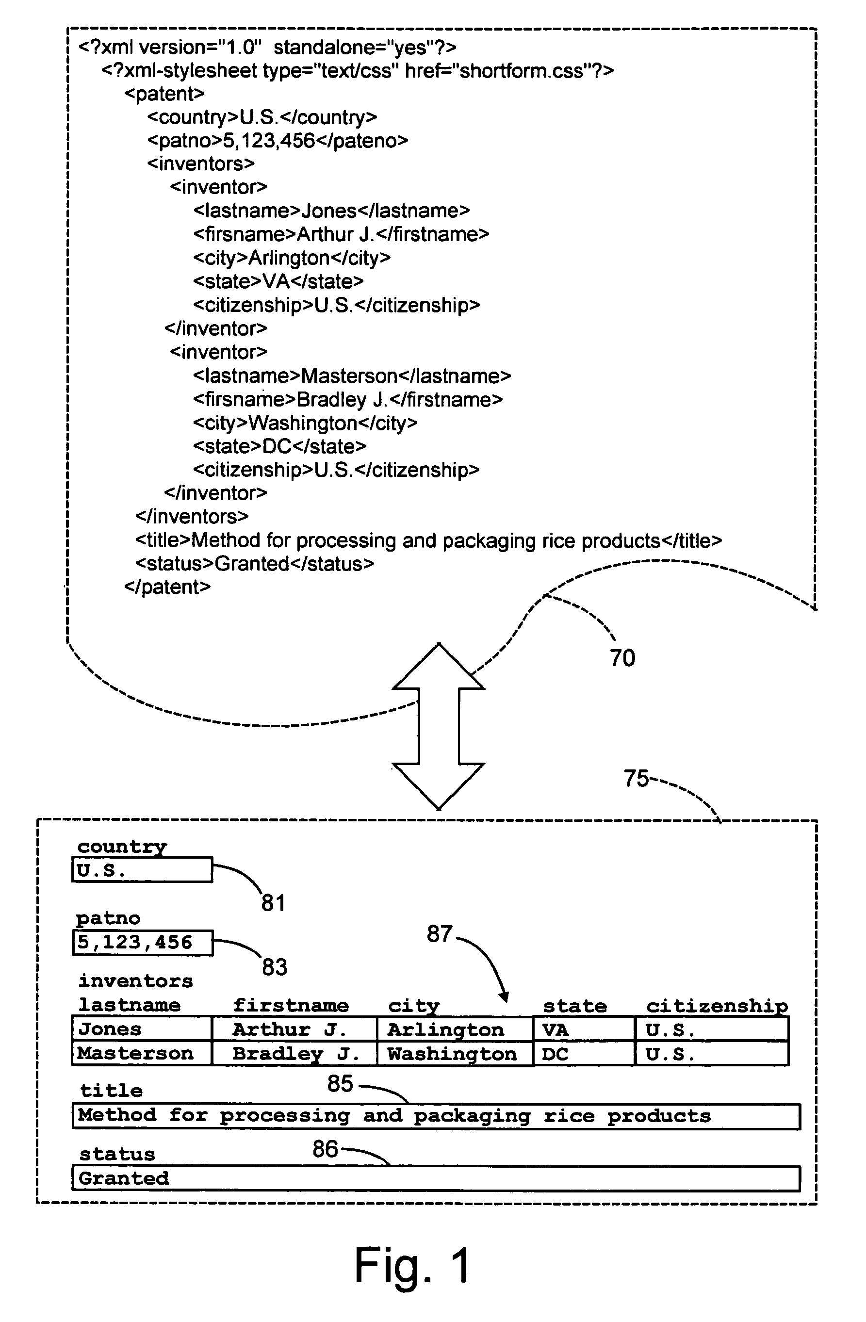 Dynamic XML processing system