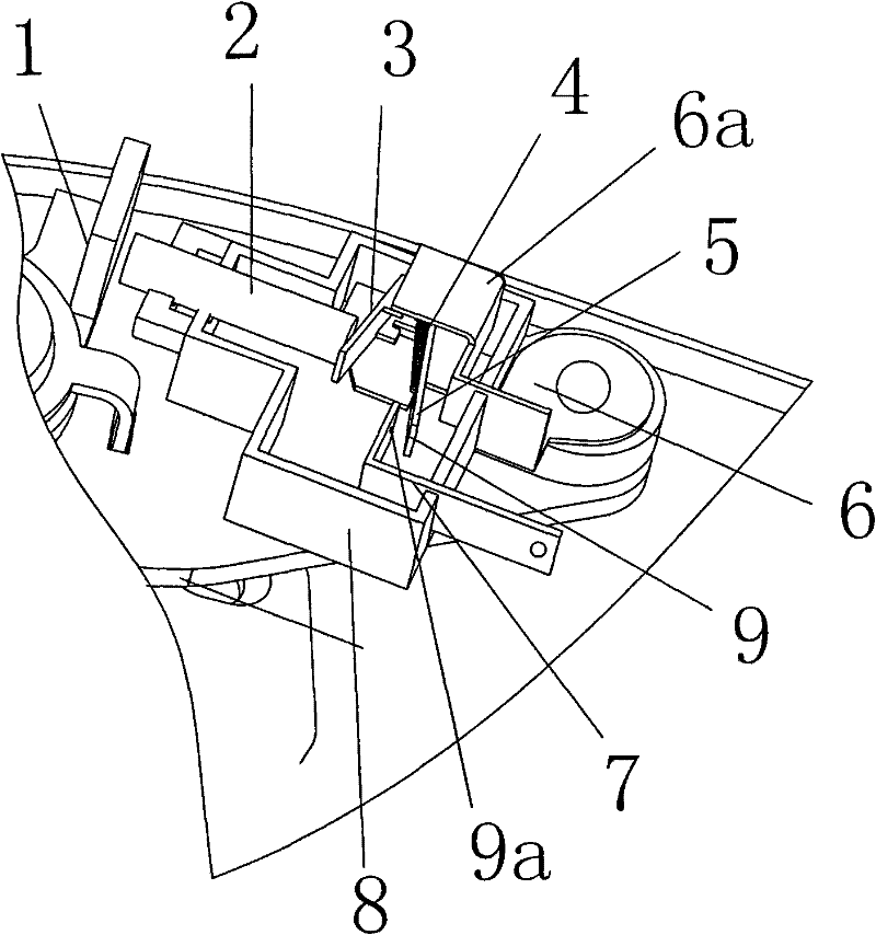 Idling flameout switch of general gasoline engine