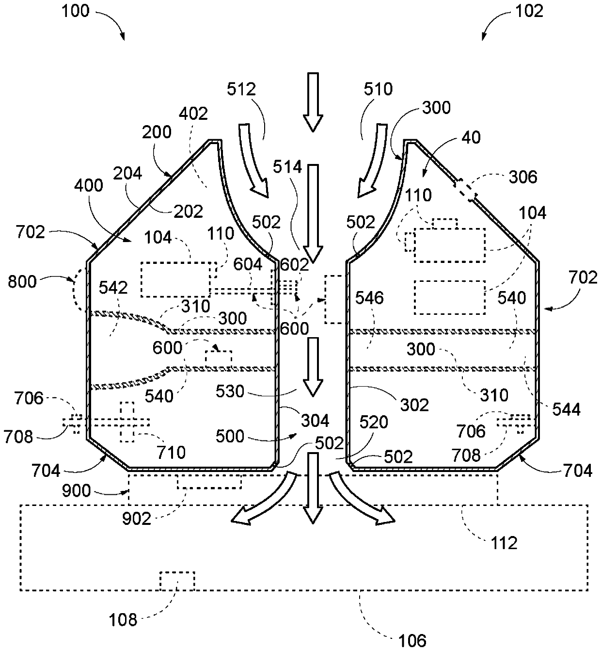 Heat transfer devices and methods for facilitating convective heat transfer with heat source or cold source