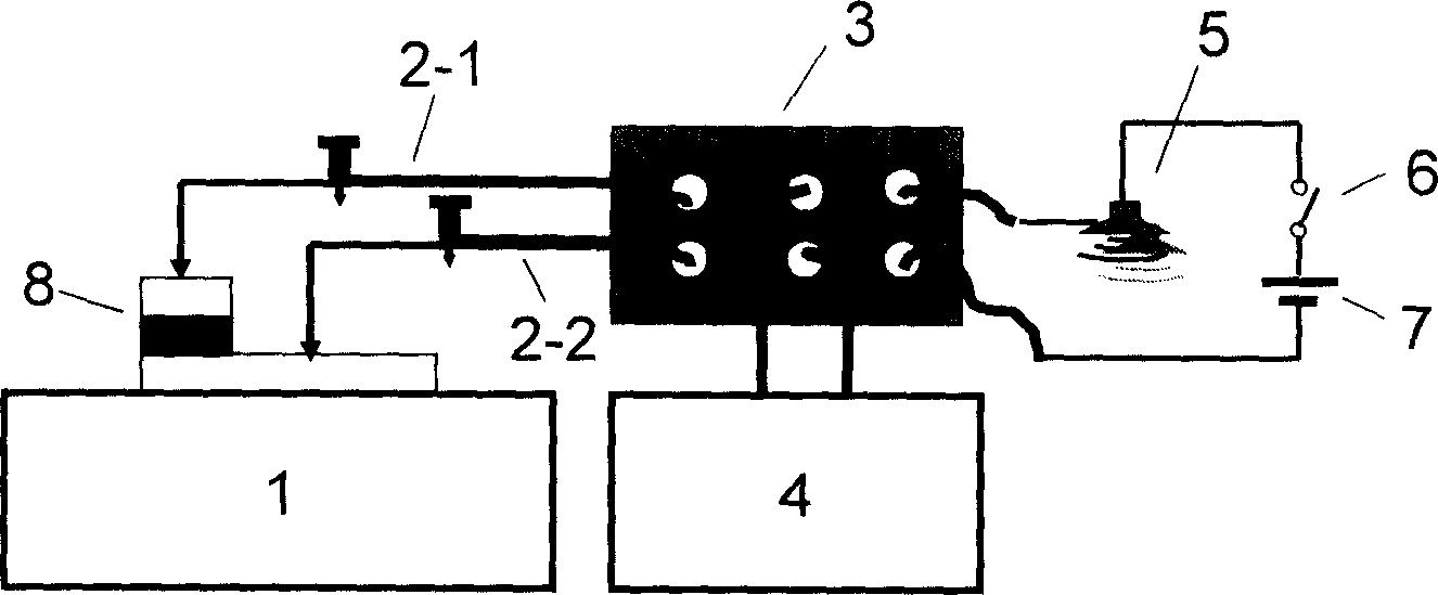 Method for reliable contact of probe and nano-electrode of phase transformation memory device unit