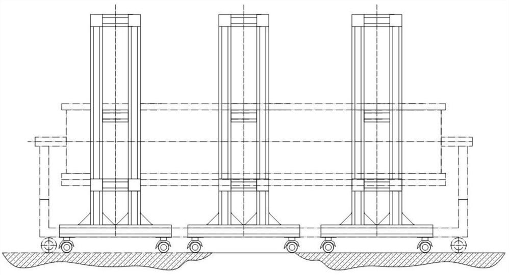 Multi-point compaction device used in model sand filling process in heavy oil thermal recovery experiment