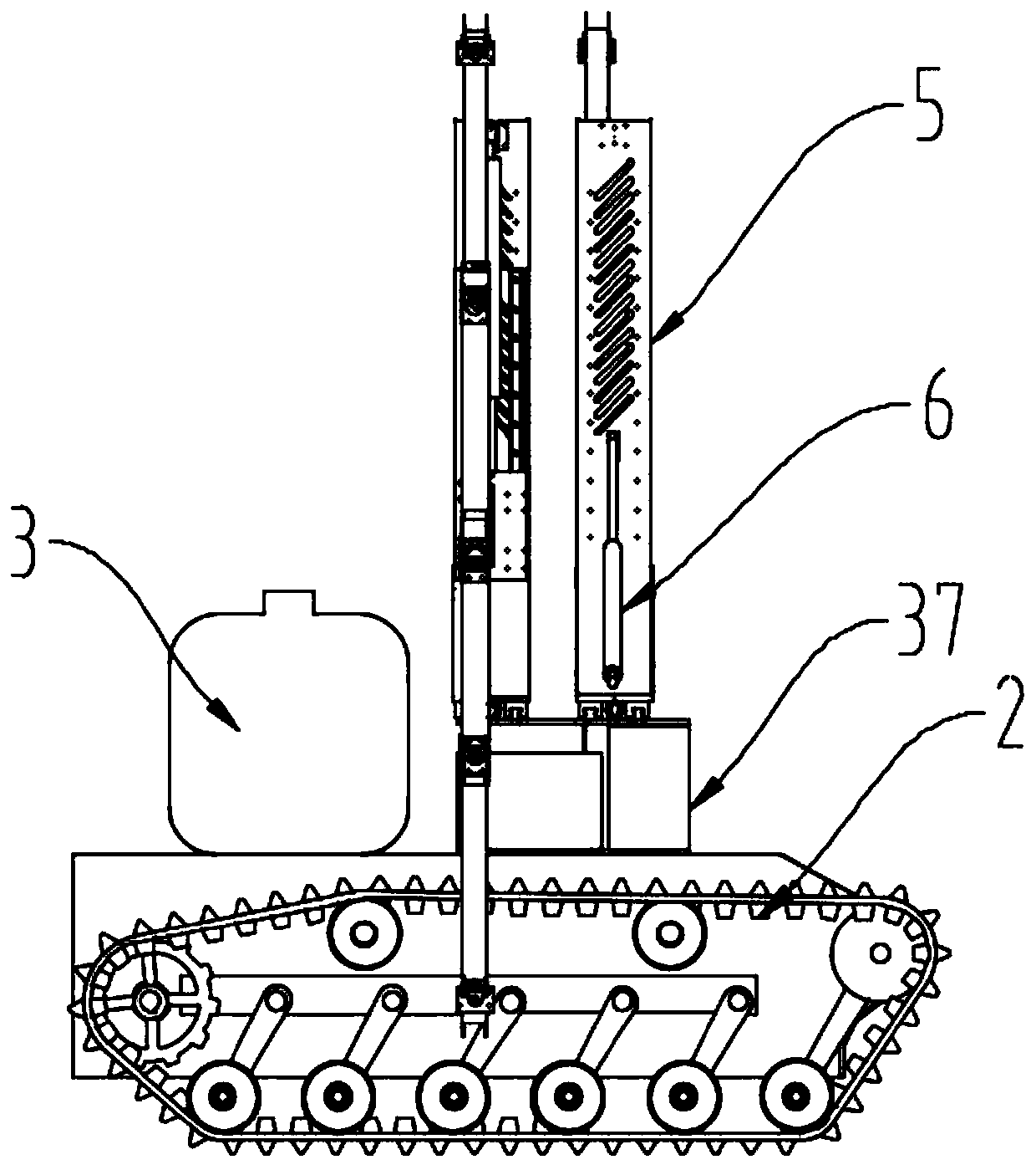 Orchard unmanned pesticide application machine