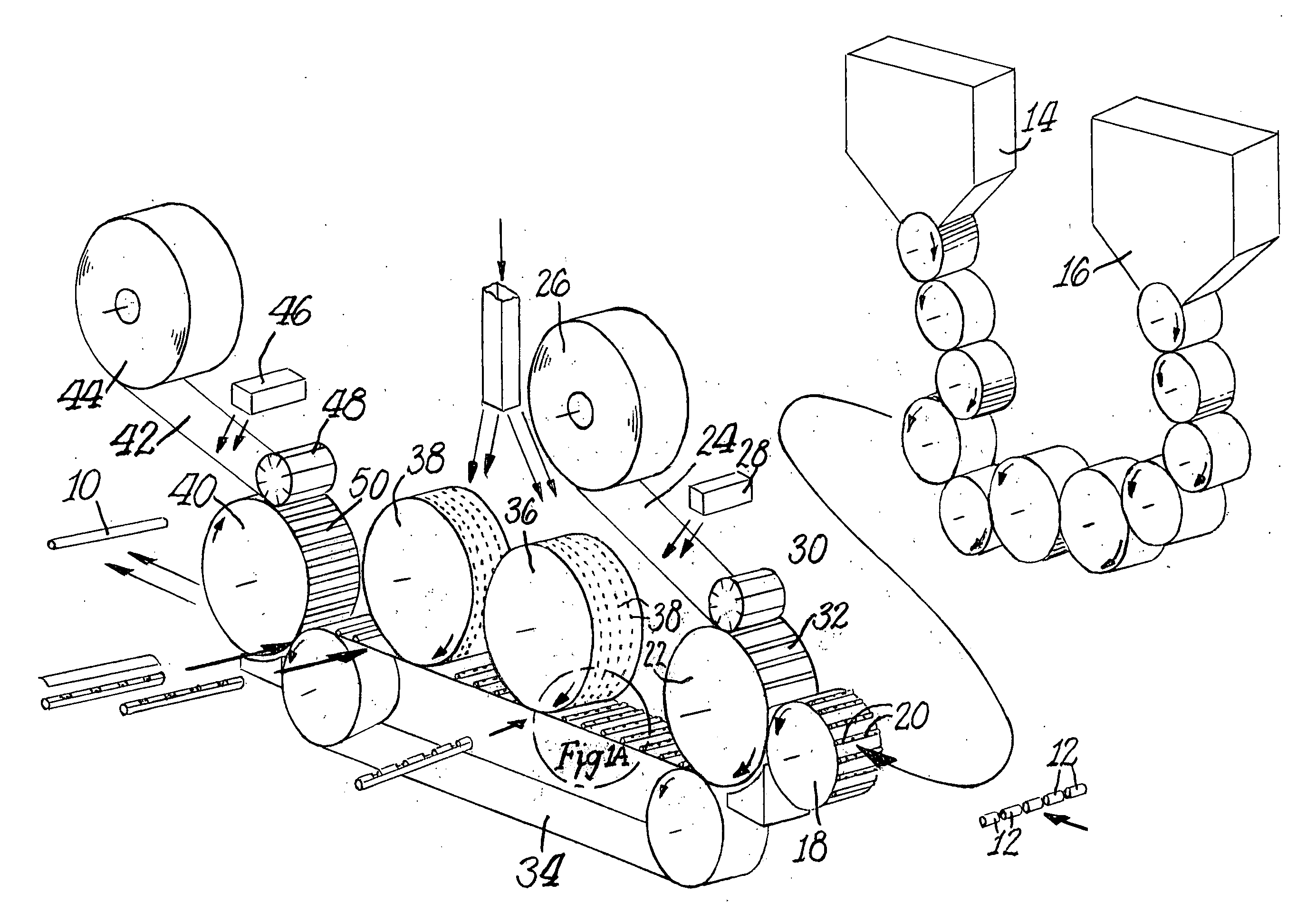 Parallel cigarette filter combining techniques with particle filling of cavities