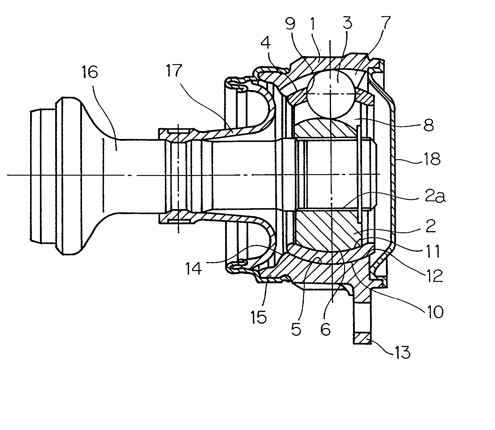 Constant velocity universal joint