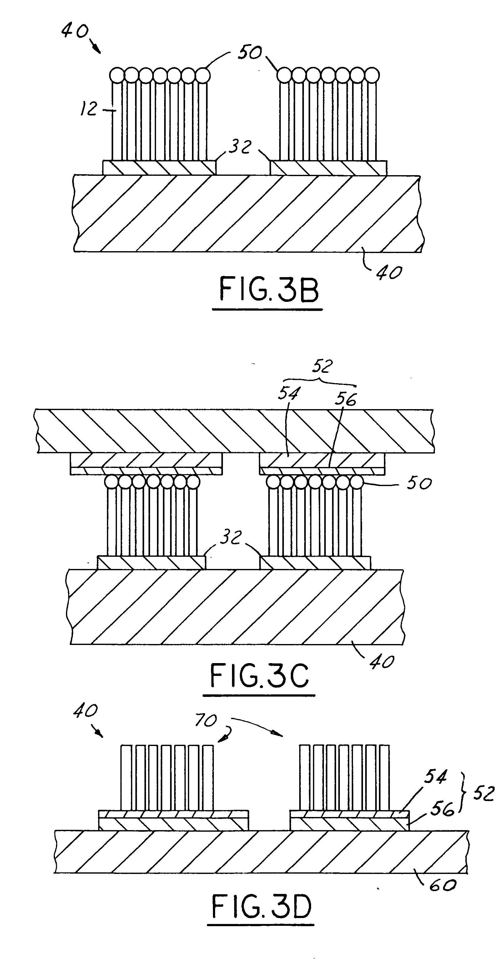 Self-assembled nanometer conductive bumps and method for fabricating