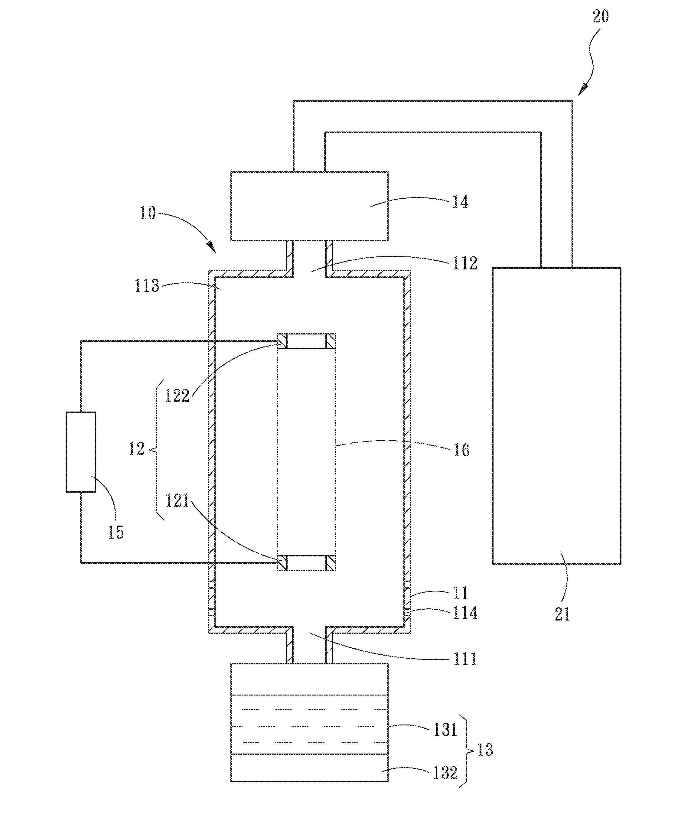 Module applying hydrogen generting device for supporting combustion of internal combustion engine