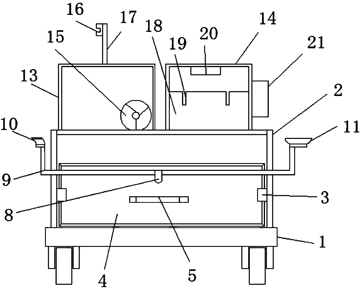 Easily-cleaned urinary urological nursing instrument