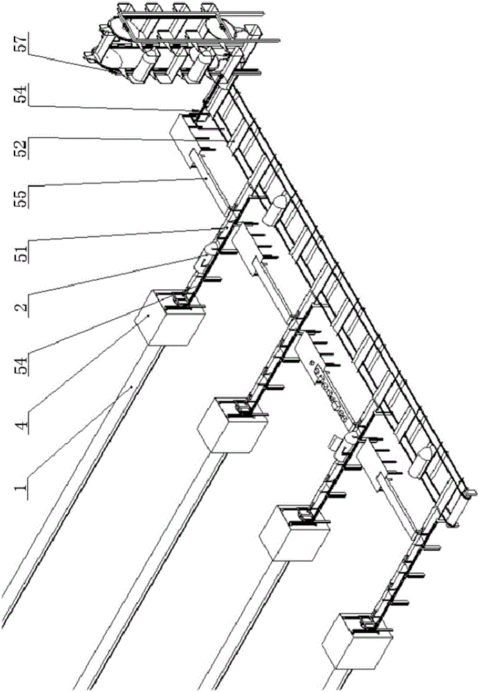 Magnetic suspension vacuum pipeline transmission system for freight transport