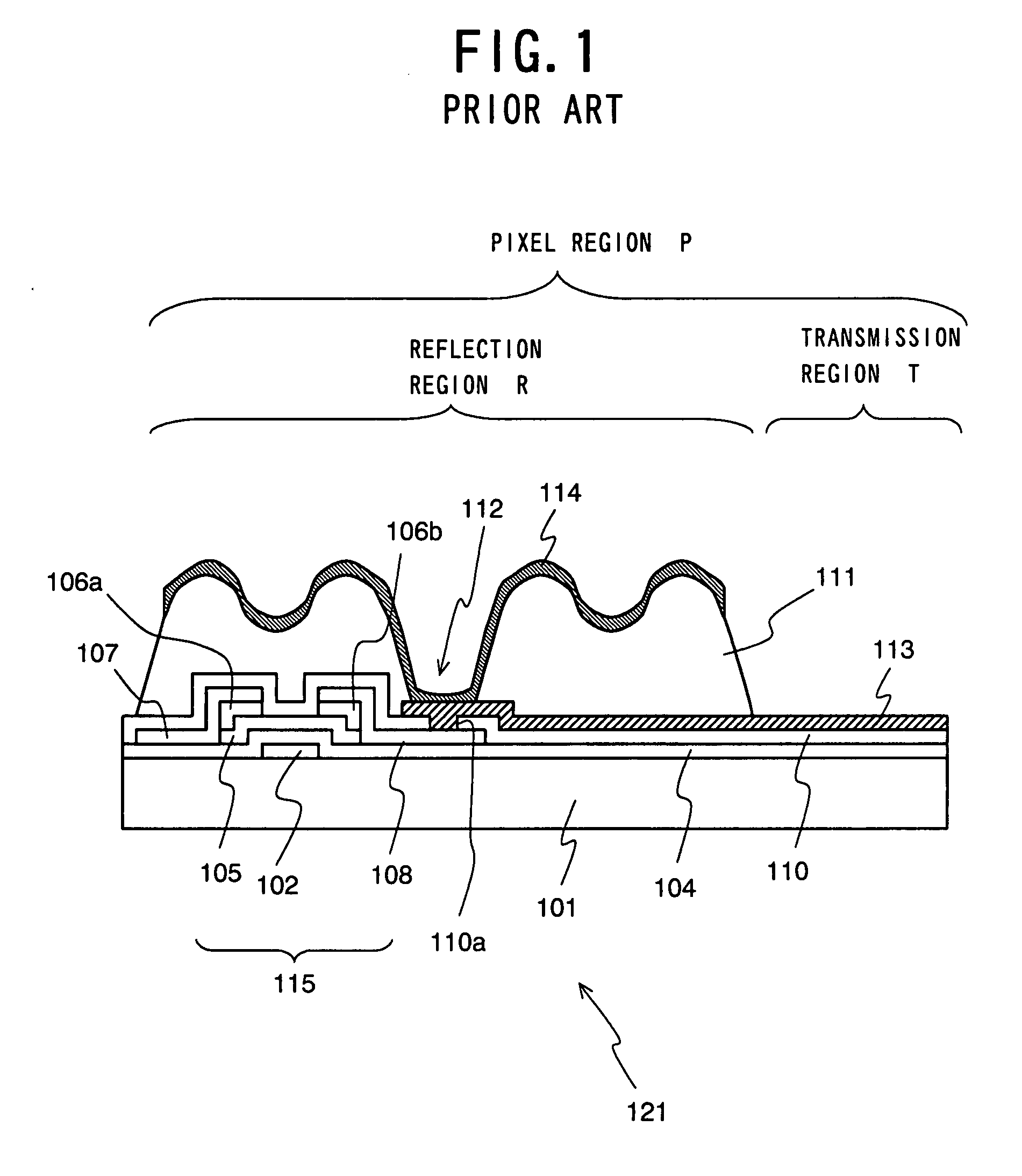 Semi-transmissive type liquid-crystal display device and method of fabricating the same