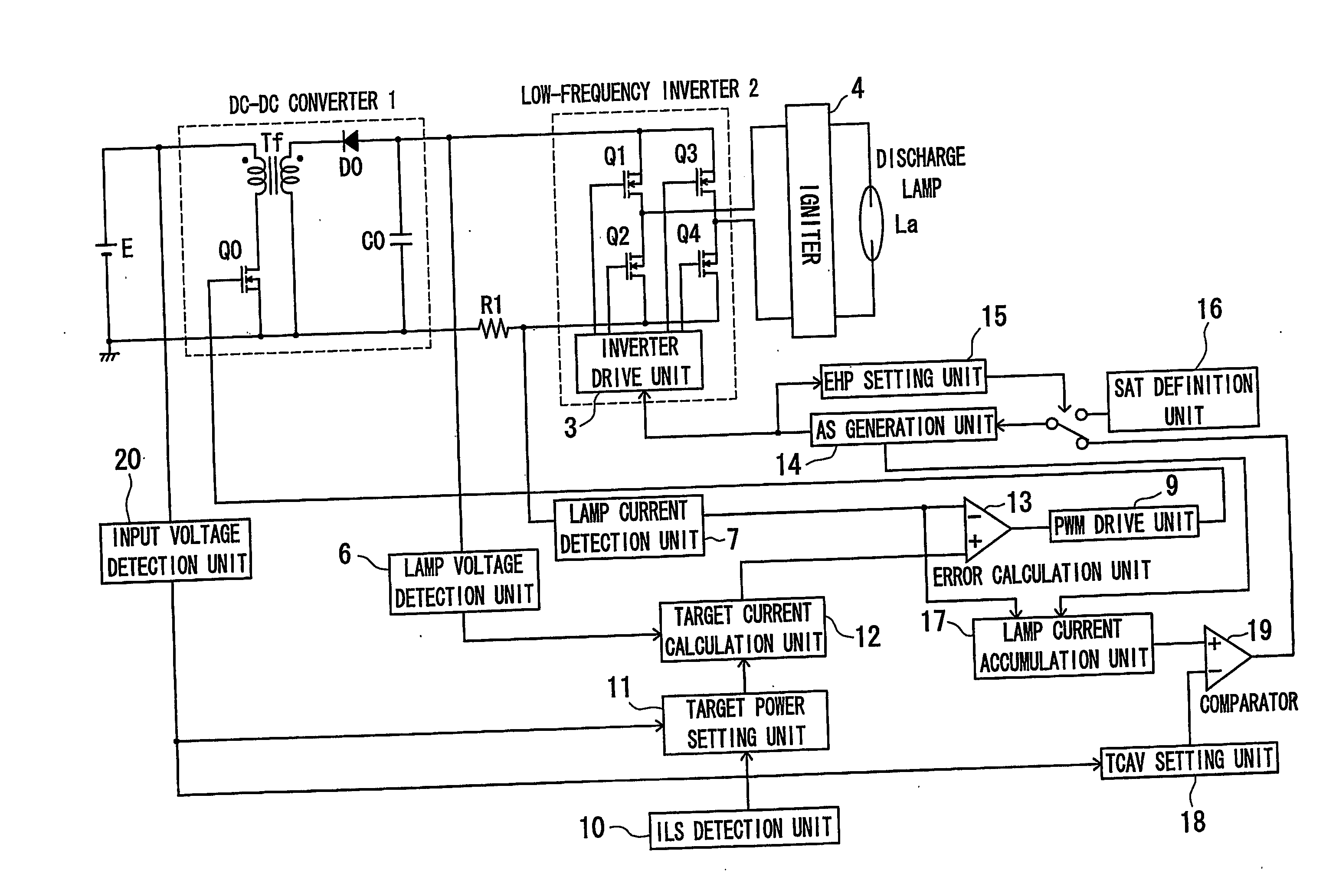 Discharge lamp lighting apparatus and lamp system using the lighting apparatus