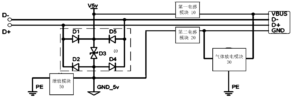 Device interface protection circuit