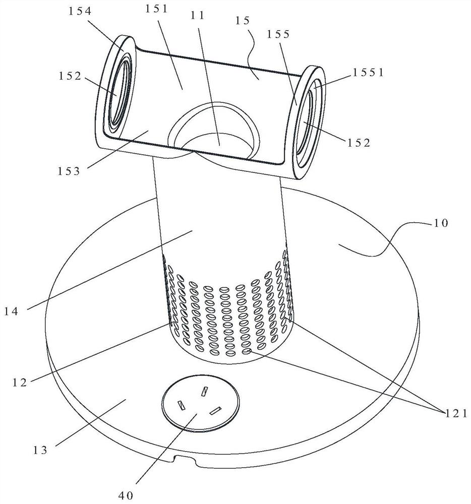 Electric hair drier supporting seat and electric hair drier assembly with same