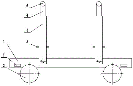 Steel plate transport car