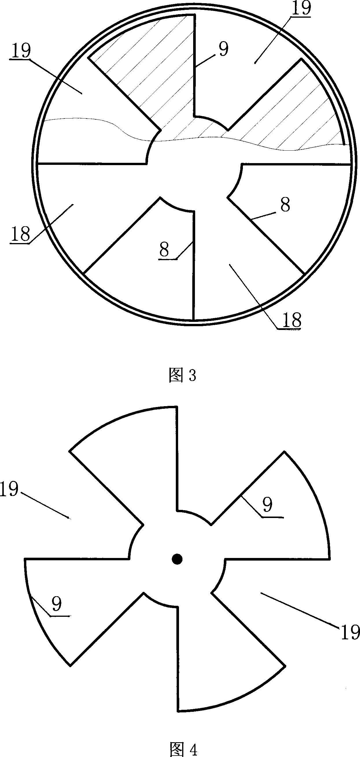 Wave type supply air system