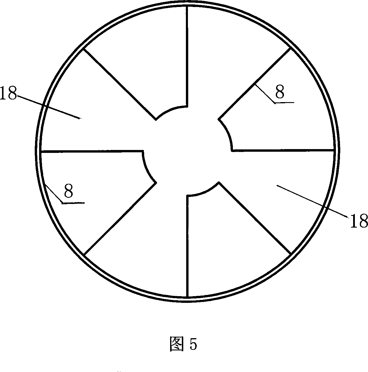 Wave type supply air system