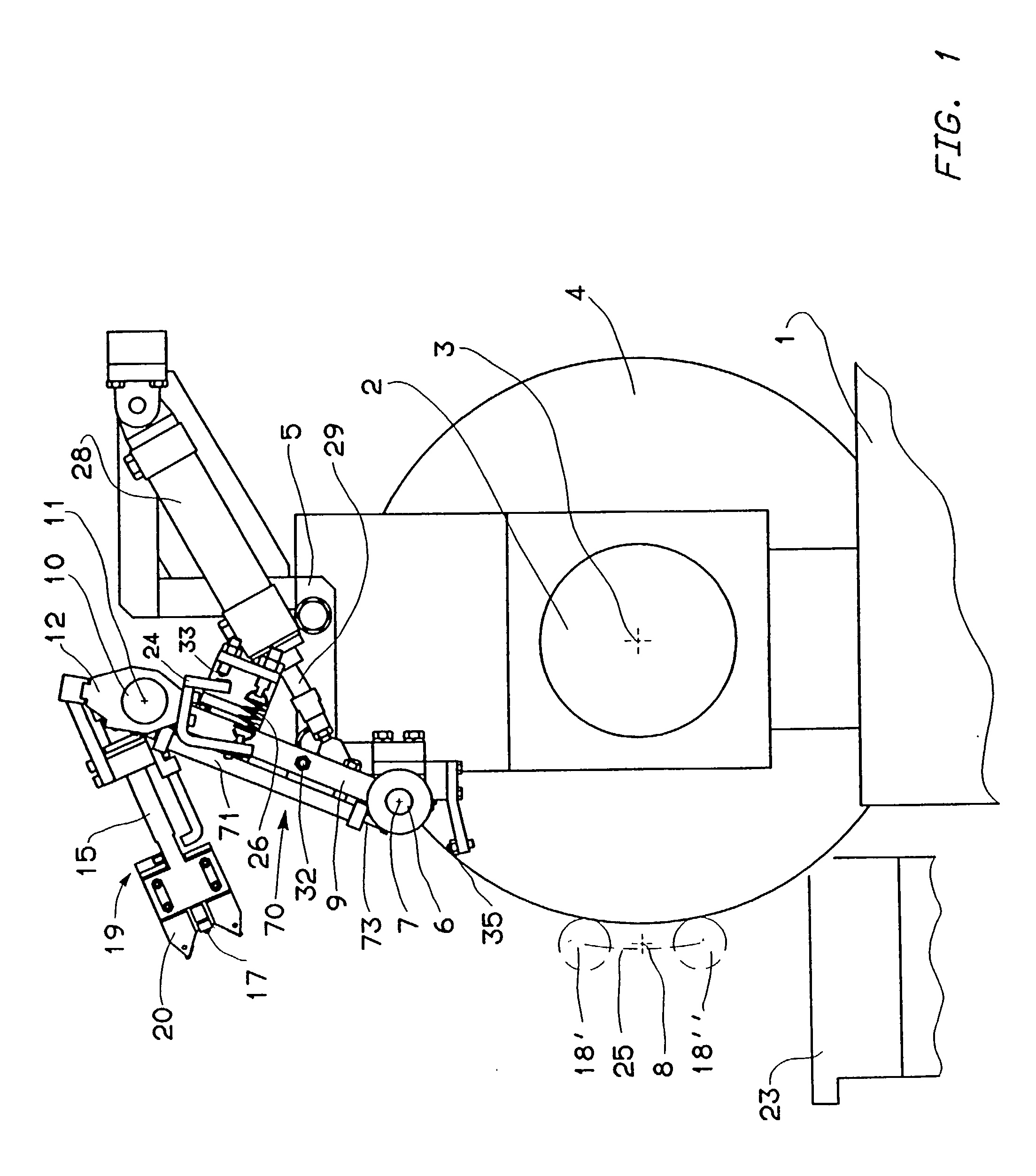 Apparatus for the in-process dimensional checking of cylindrical parts