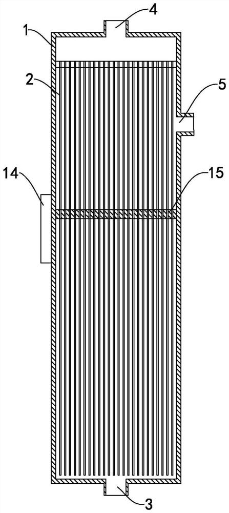 Ultrafiltration membrane emptying system